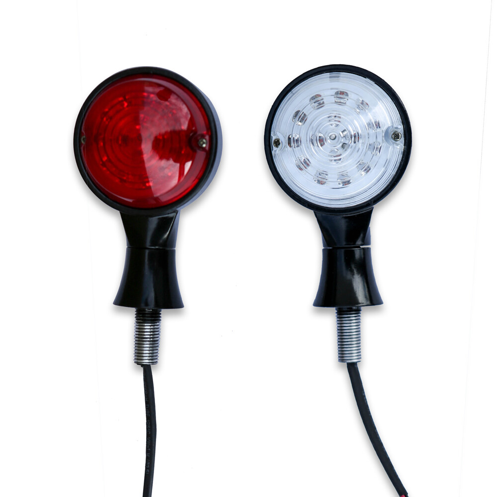 BURLY BRAND LED TURN SIGNAL RED UNIV BLACK PR