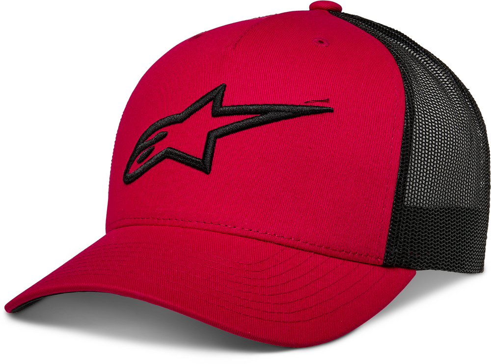 Alpinestars 3D Ageless Trucker Hat (2024) — Red/Black