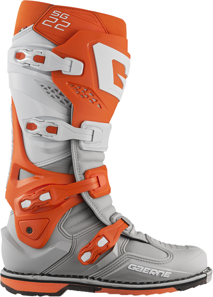 SG22 BOOTS ORANGE/WHITE/GREY SZ 10