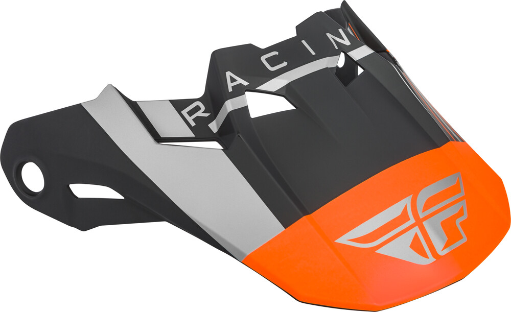 FORMULA VECTOR HELMET VISOR MATTE ORANGE/GREY/BLACK YL-SM