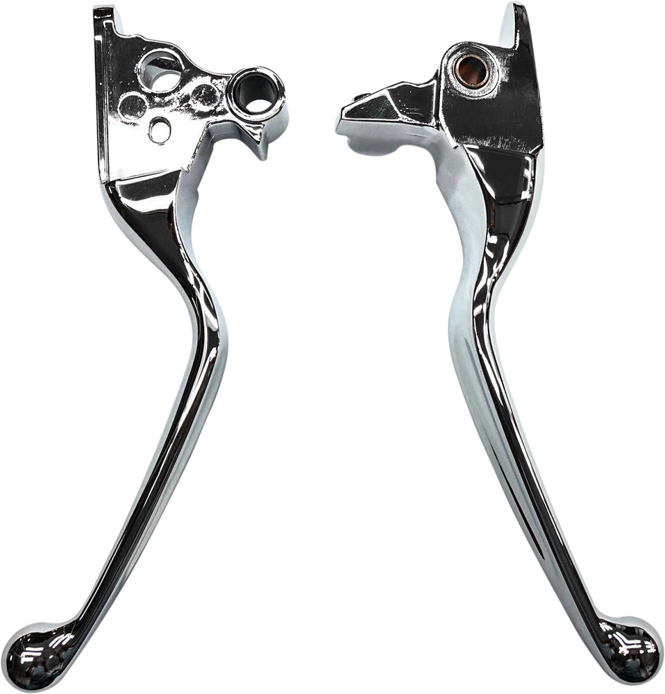 Harddrive Smooth Lever Set Chrome Flt 08-13 W/Cable Clutch