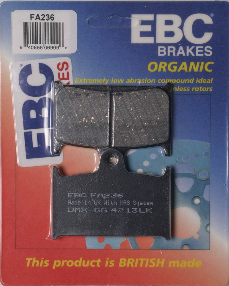 EBC FA236 Organic Front Brake Pads