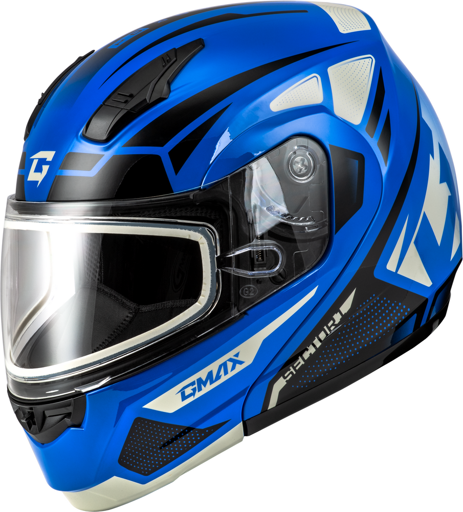 Gmax MD-04S Sector Helmet — Blue/Black