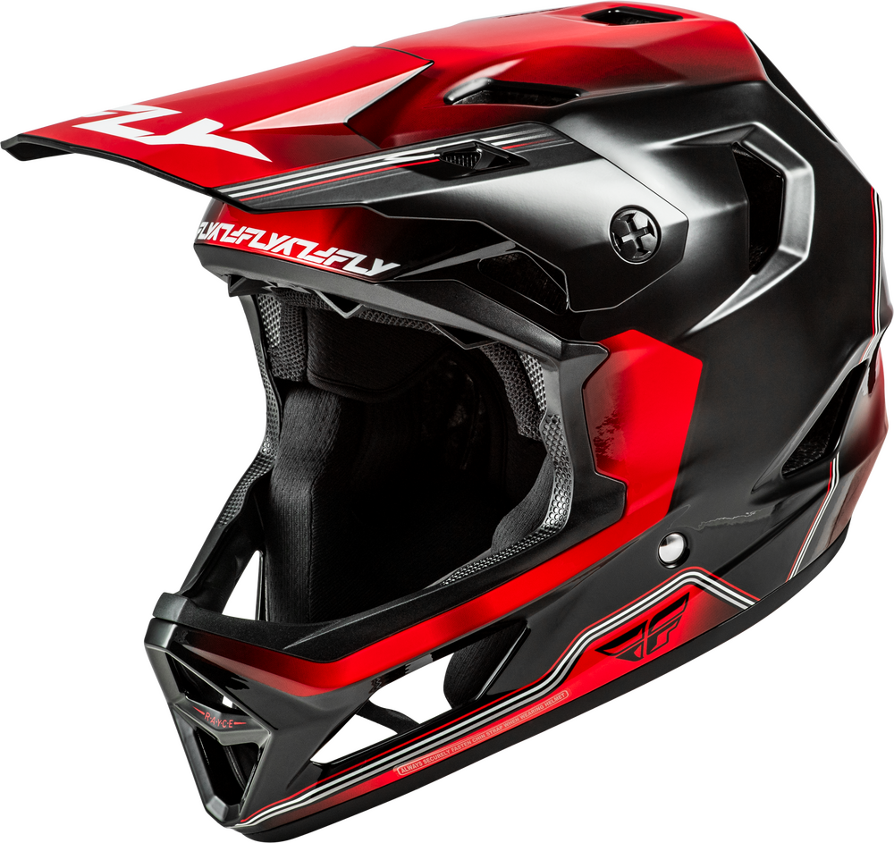Fly Racing Rayce Repeat Bicycle Helmet (2026) — Black/Red