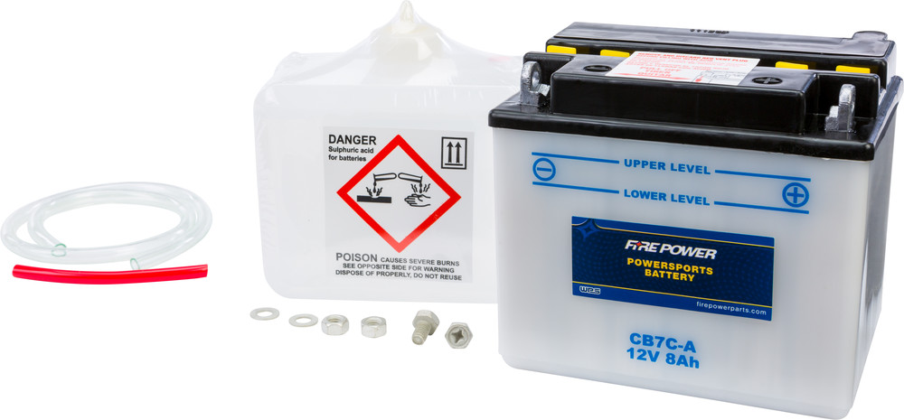 FIRE POWER BATTERY W/ACID CB7C-A 12V HEAVY DUTY