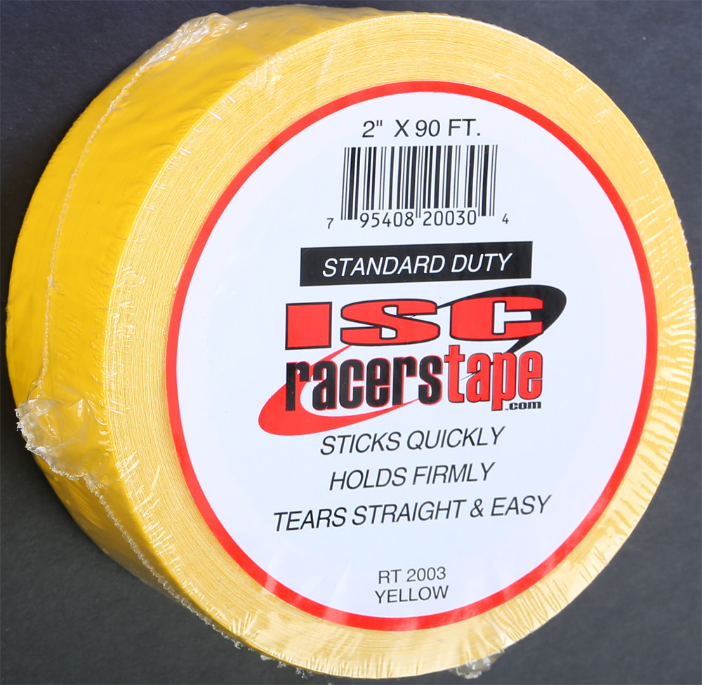 ISC RACERS TAPE 2"X90' (YELLOW)