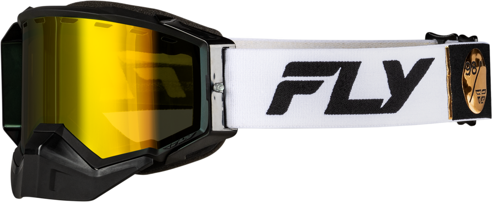 Fly Racing Zone Elite Snow Goggle — White/Black