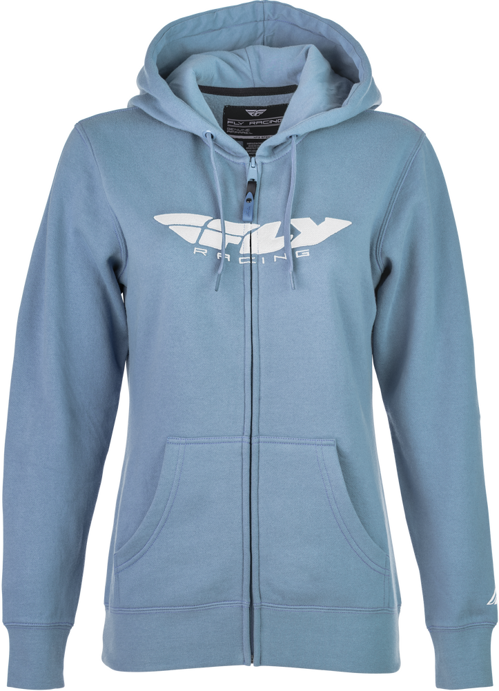 Fly Racing Women'S Fly Corporate Zip Up Light Blue MD