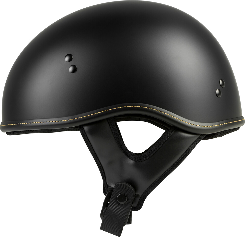 HIGHWAY 21 .357 SOLID HALF HELMET MATTE BLACK SM