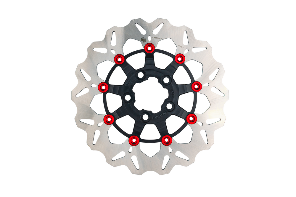 ROTOR 11.5" FLOATING WAVE RR BLACK/RED BUTTONS