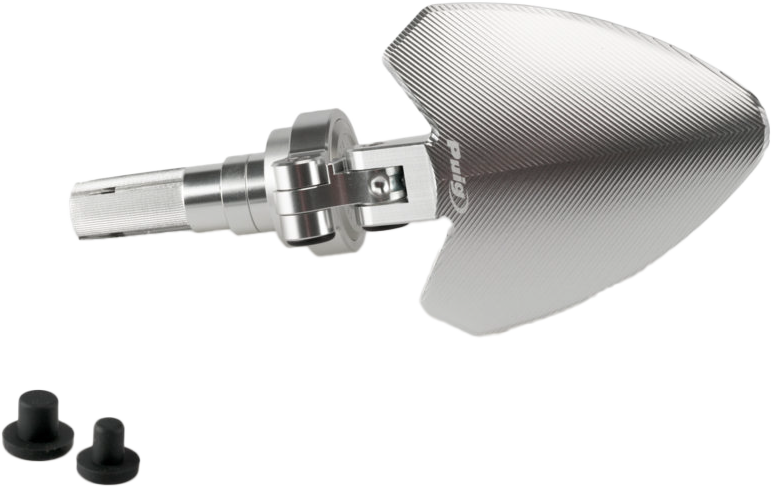 PUIG HANDLEBAR END FOLDING MIRROR LEFT SILVER