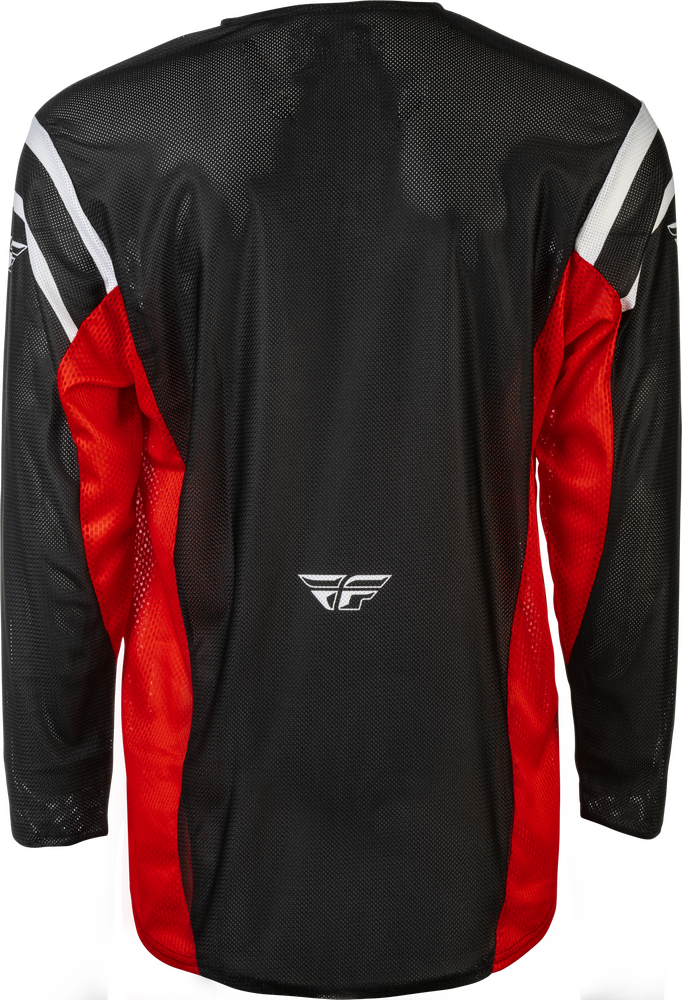 FLY RACING KINETIC MESH CENTER JERSEY BLACK/WHITE/RED XL