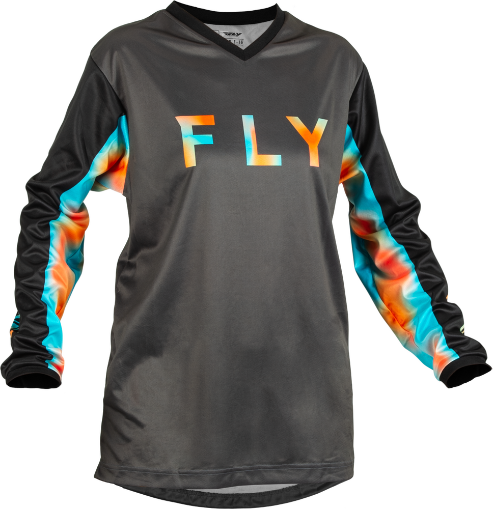 WOMEN'S F-16 JERSEY GREY/PINK/BLUE 2X