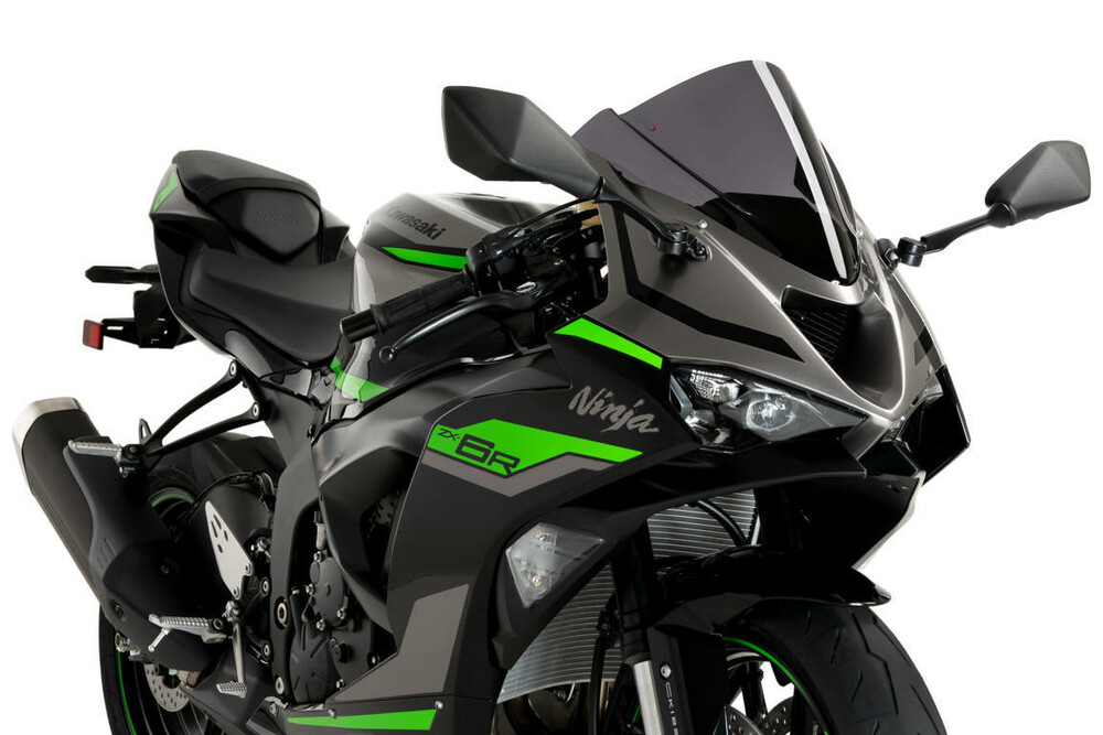 PUIG WINDSCREEN Z-RACING DARK SMOKE KAW