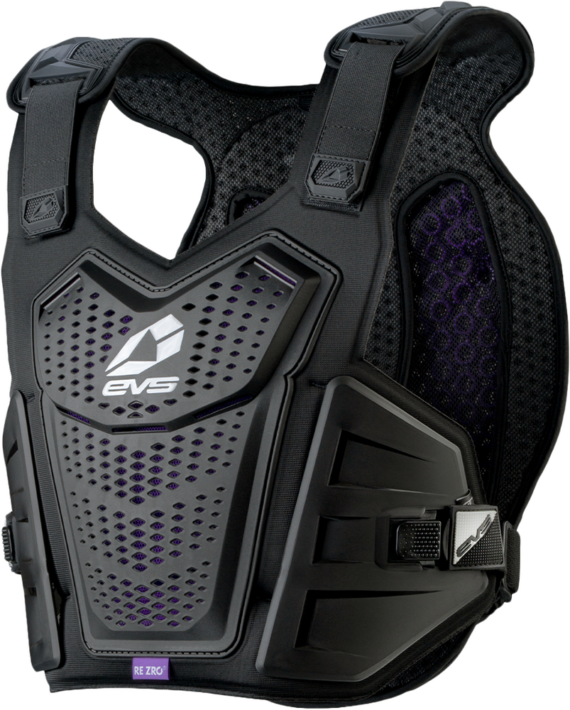 Evs F1 Pro Chest Protector w/ Rezro — Black/White