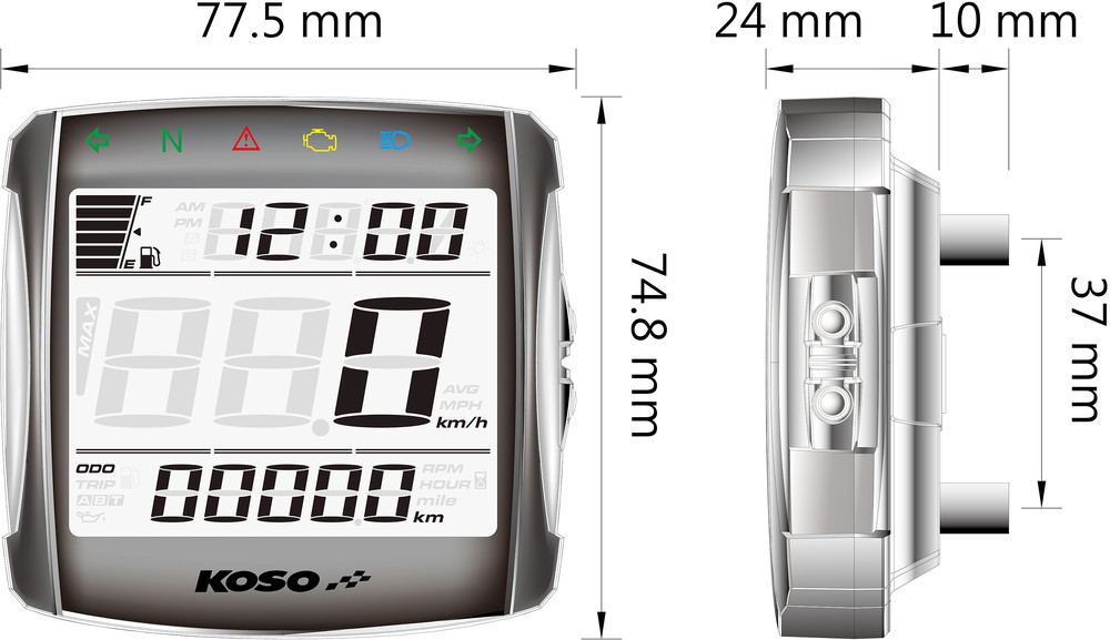 KOSO XR-01S SPEEDOMETER