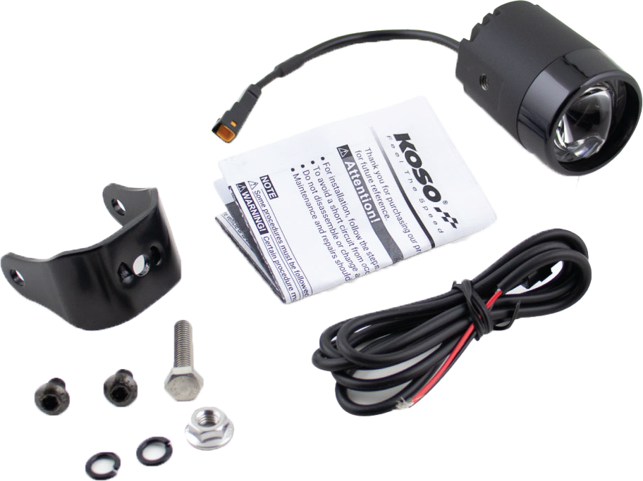 KOSO MINI LED FOG LIGHT BLACK EACH