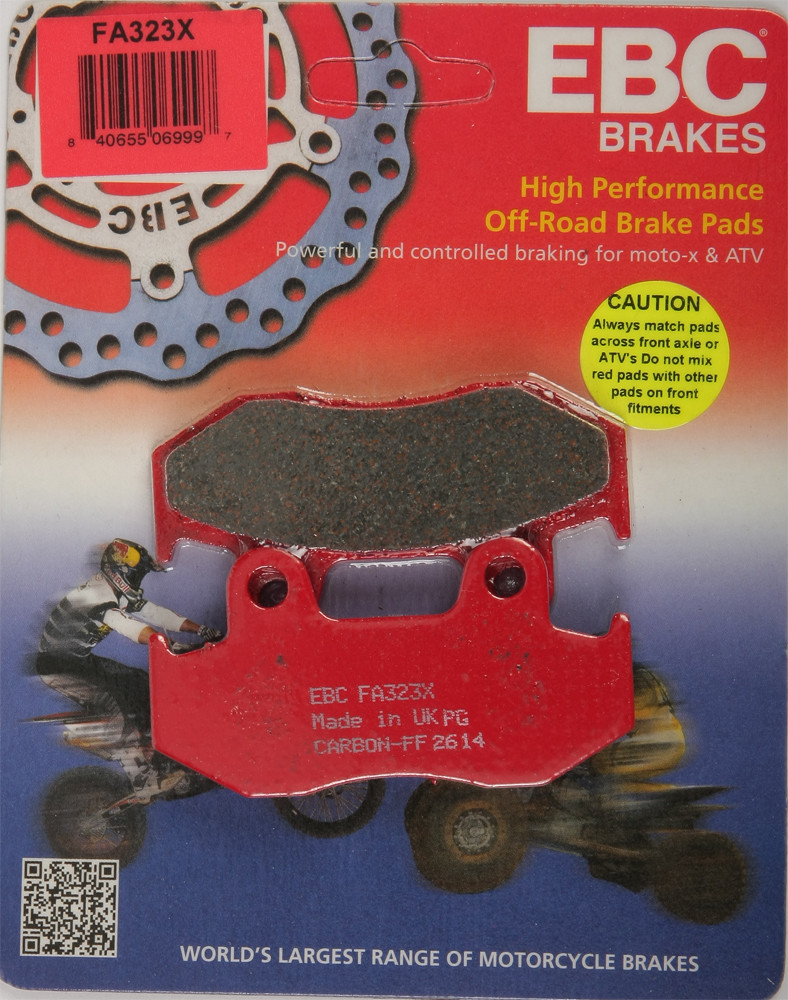 EBC FA323X Sport Carbon Rear Brake Pads Yamaha 2009-2015