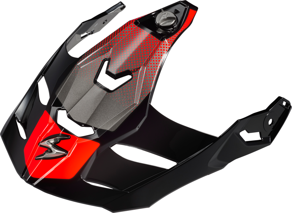 XT9000 PEAK VISOR TRAILHEAD RED