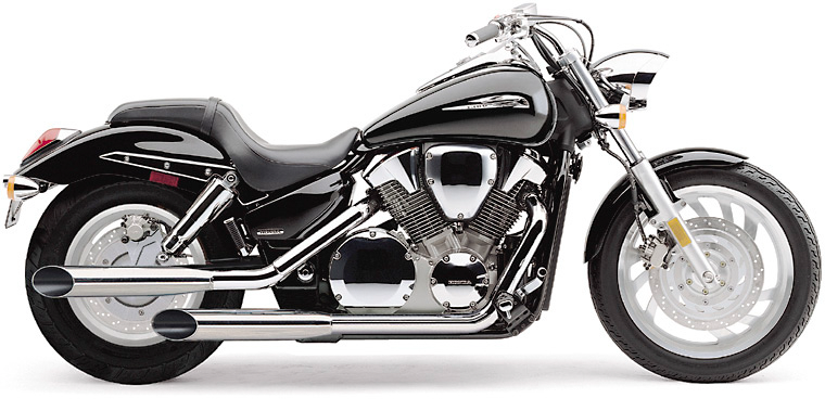 COBRA BLVD SLASHCUT SLIP ON CHROME HON VTX1300C 04-09