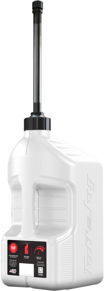 Tuff Jug Utility Container White W/ Autostop Spout 5 Gal
