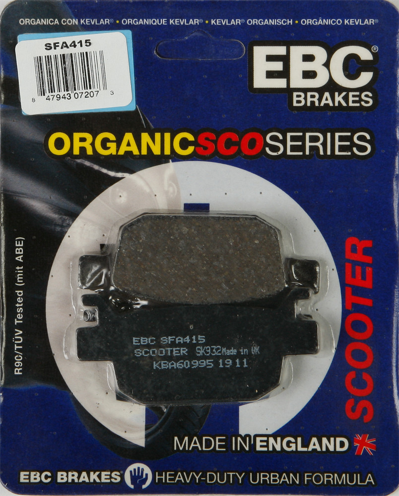 EBC SFA415 Semi-Sintered Rear Brake Pads