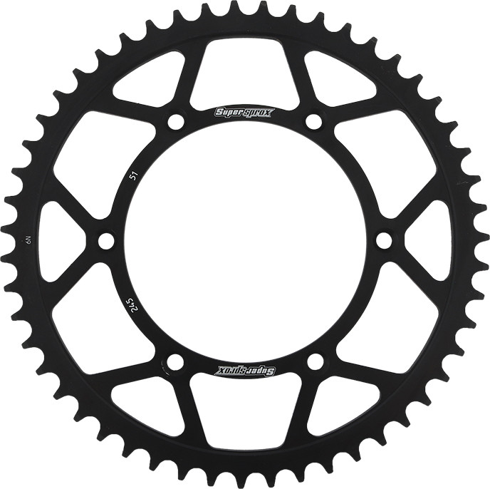REAR SPROCKET STEEL 51T-520 BLK YAM