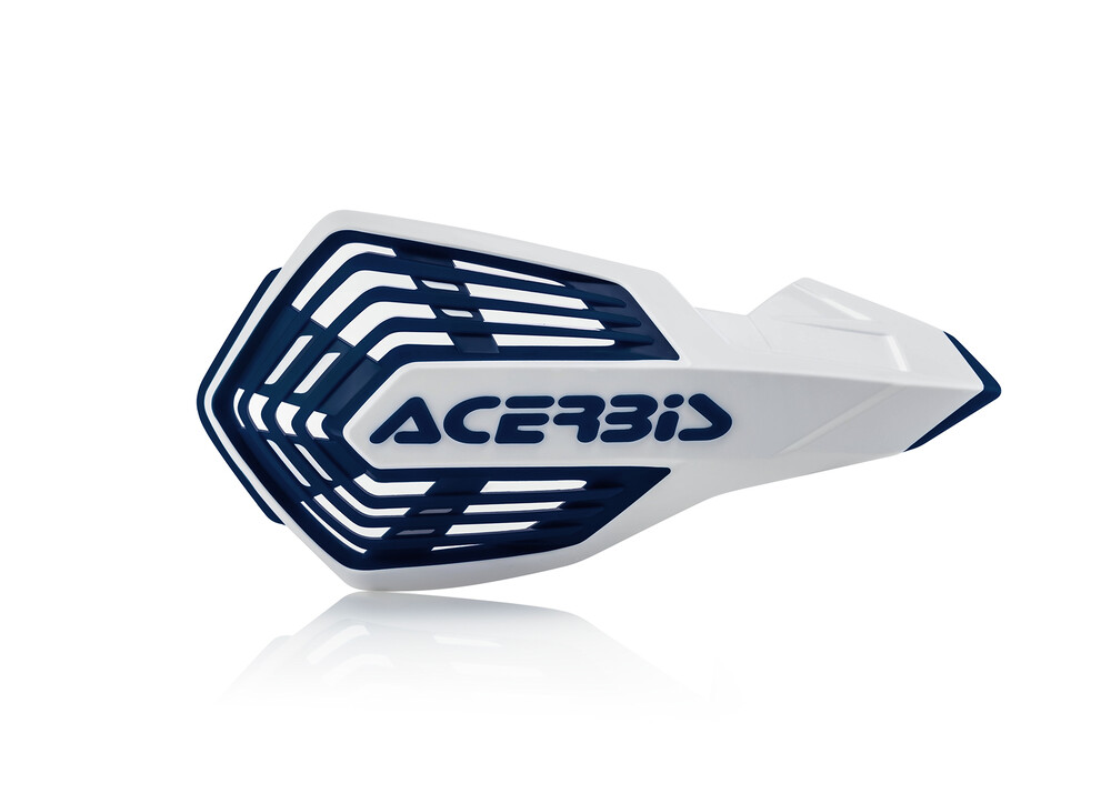 ACERBIS X-FUTURE HANDGUARD WHITE/DARK BLUE