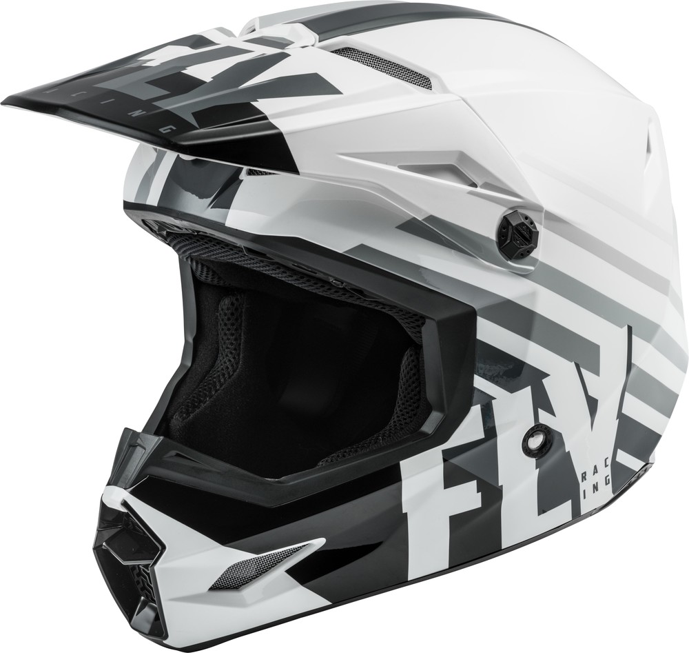 Fly Racing Kinetic Thrive Helmet White/black/grey Size 2xl for sale ...