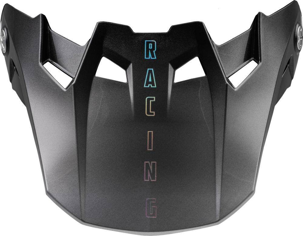 FORMULA CC DRIVER HELMET VISOR BLACK/CHAROCAL/WHITE YL/SM
