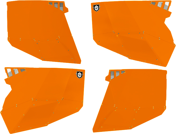 STEALTH DOOR ALLUMINUM SKINS ORANGE POL