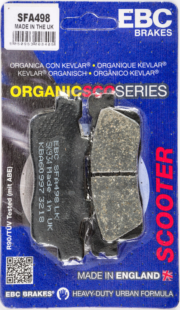 EBC BRAKE PADS SFA498 ORGANIC