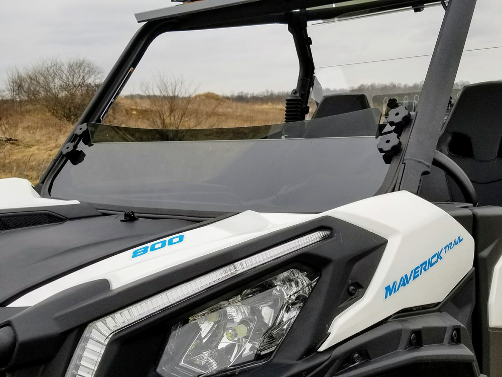 Spike Tinted Half Windshield Can-Am Maverick / Commander 2018-2024