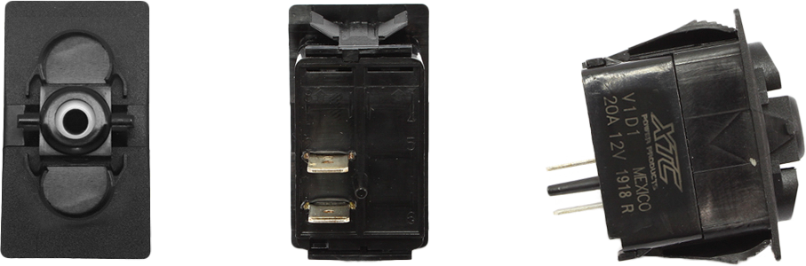 XTC Power Products SPST Momentary Carling Rocker Switch No LED