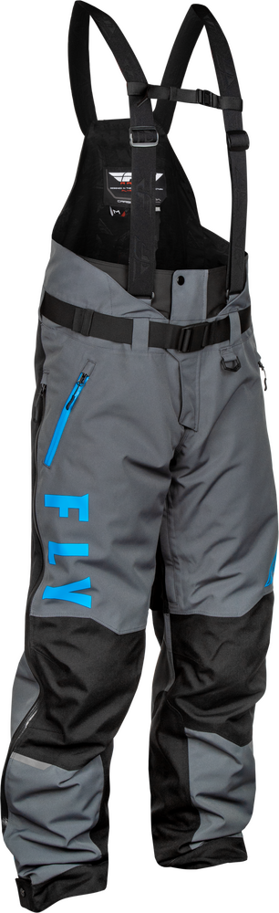 Fly Racing Carbon Bib (2026) — Grey/Blue