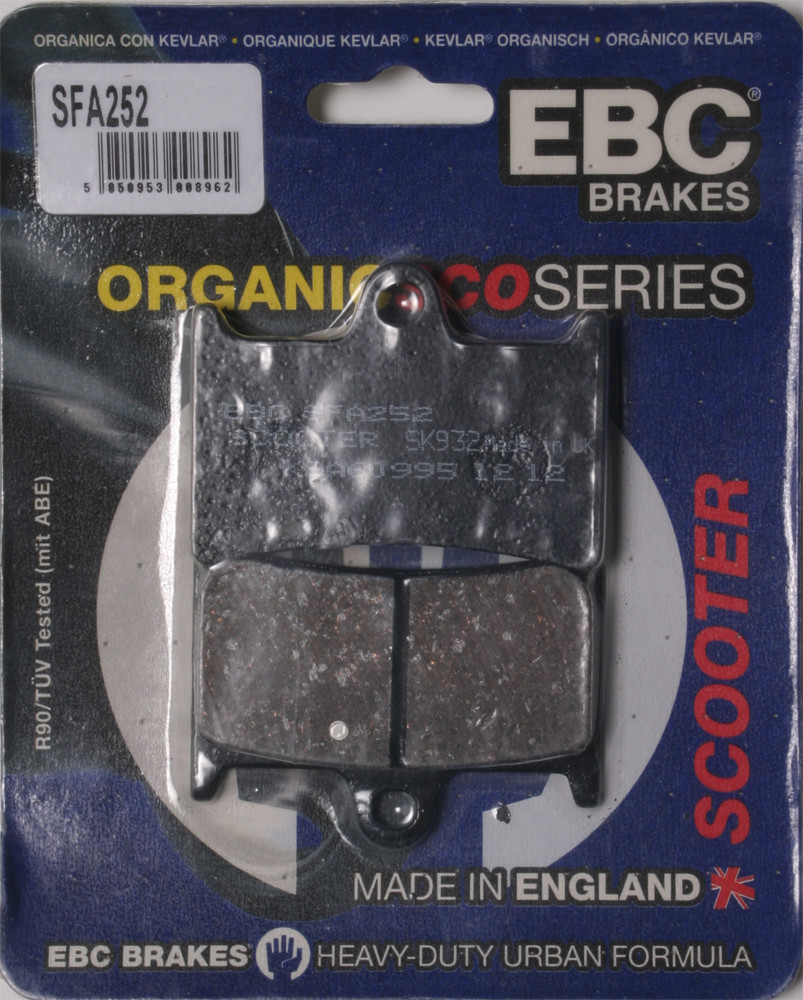 EBC BRAKE PADS SFA252 ORGANIC