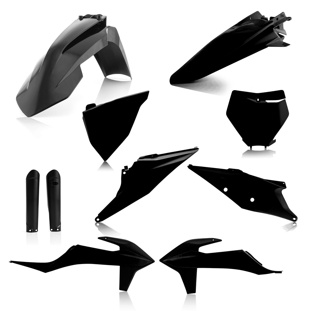 ACERBIS FULL PLASTIC KIT BLACK