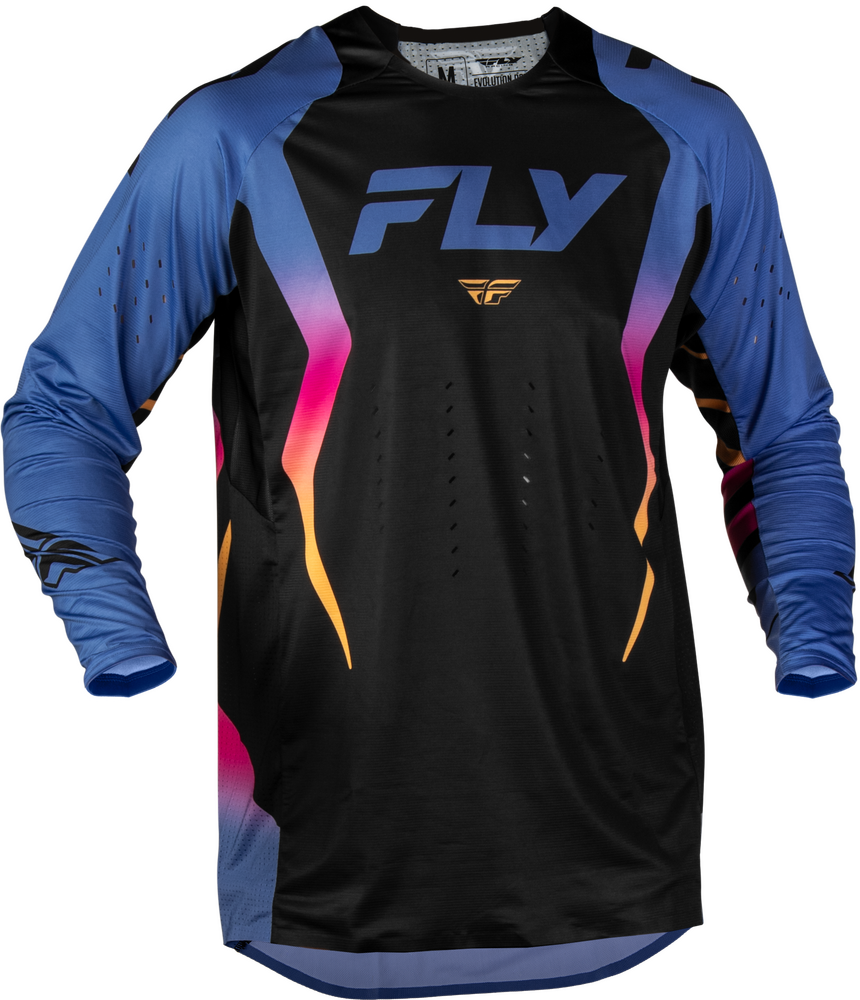 Fly Racing Evolution DST LE Bolt Jersey (2027) — Black/Blue/Multi