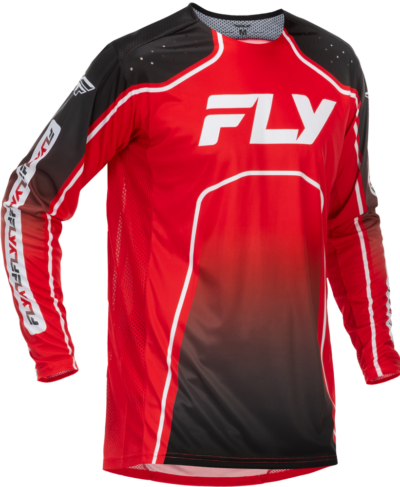 Fly Racing Youth Rayce Bicycle Jersey (2026) — Red/Black/White
