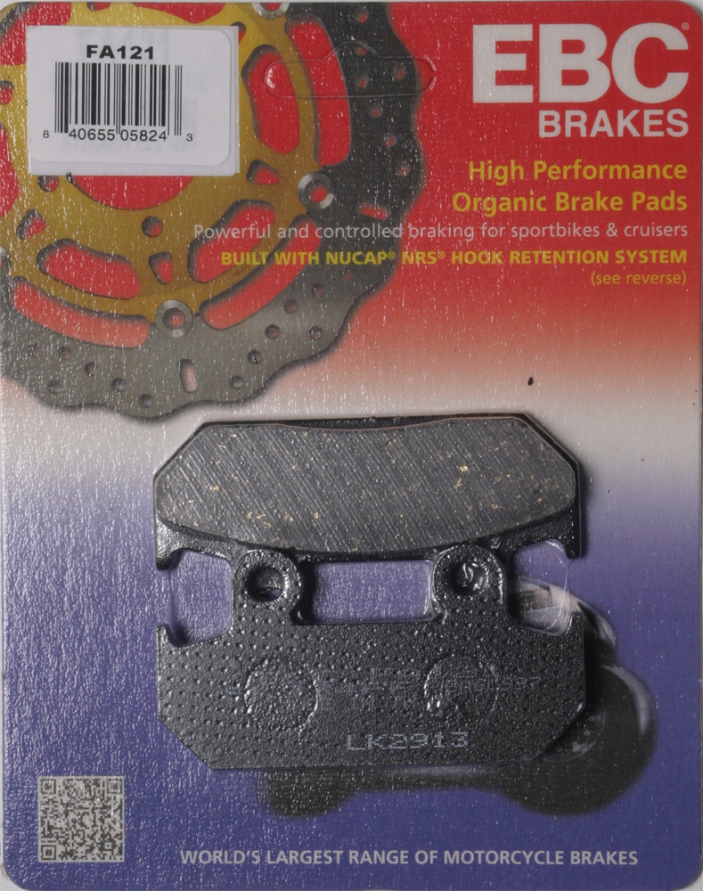 EBC FA121 Front/Rear Organic Brake Pads Honda CBR600F Hurricane 1987-1990