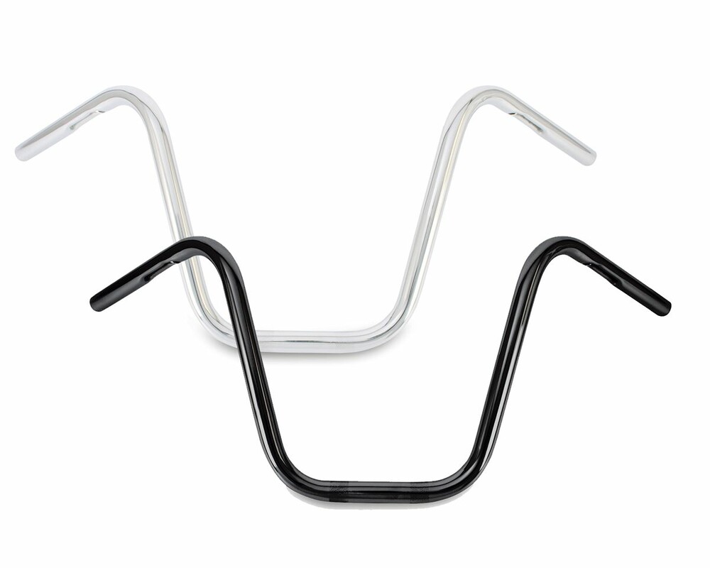 BURLY BRAND NARROW 12" APEHANGERS 1" CHROME