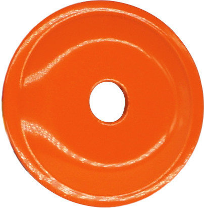 WOODYS ROUND GRAND DIGGER SUPPORT PLATES 48/PK ORANGE