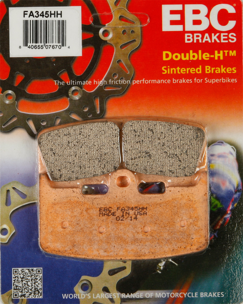 EBC FA345HH Double-H Sintered Front Brake Pads
