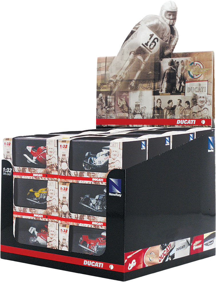 REPLICA 1:32 SUPER SPORT BIKE ASSORTED DUCATI MODELS SET