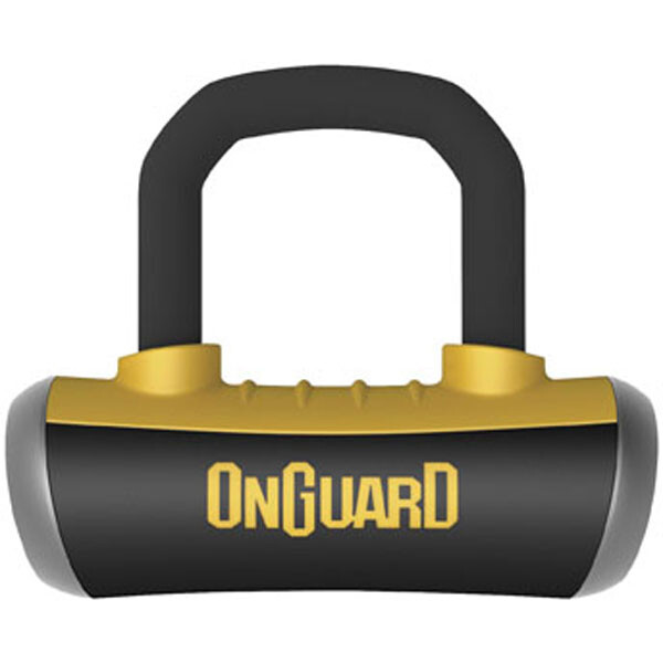 Onguard Boxer 8048 Disc Lock With Disc Reminder Black/Yellow