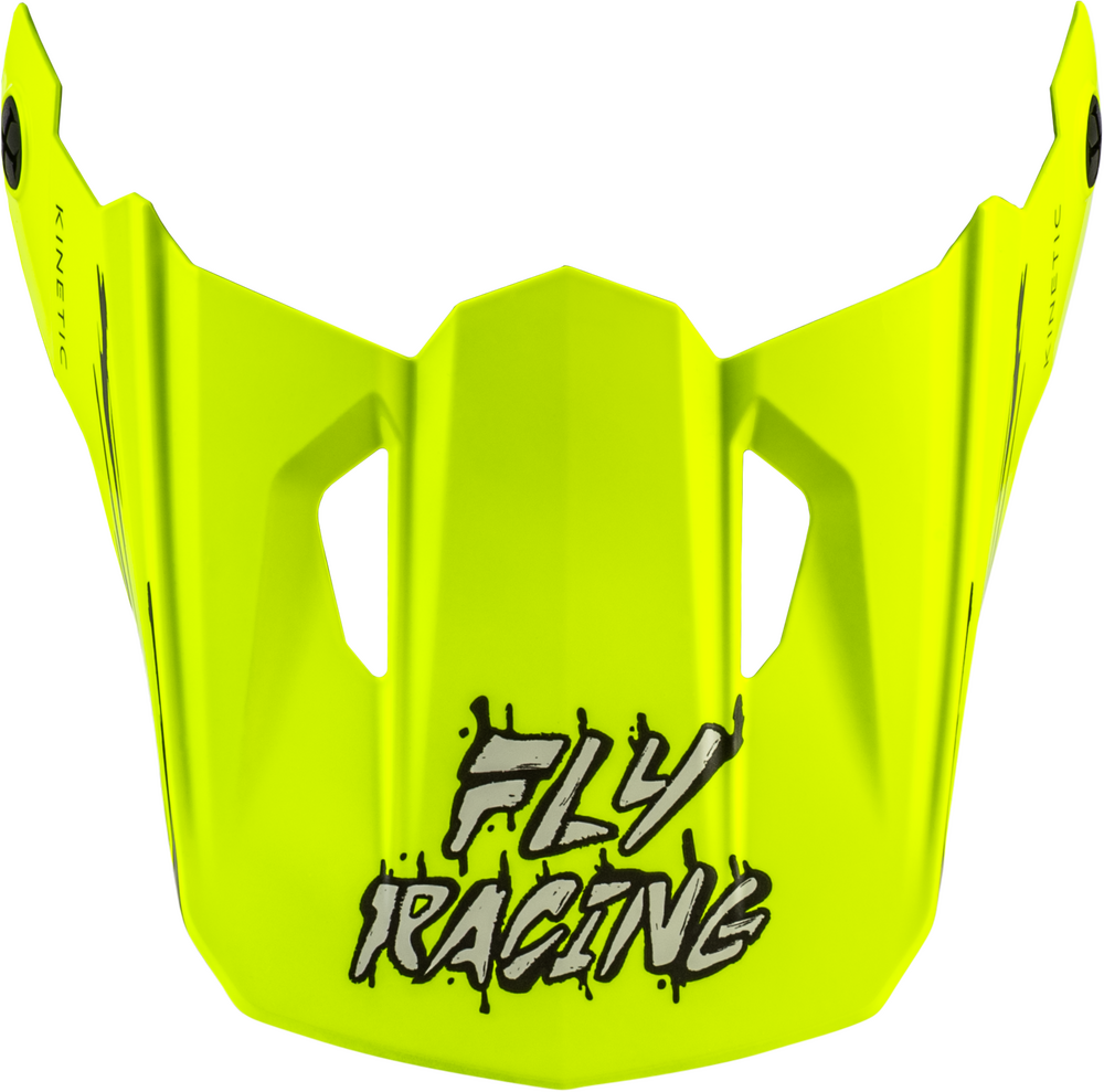 Fly Racing Yth Kinetic Surge Helmet Visor Grey/Hi-Vis Ys-Yl