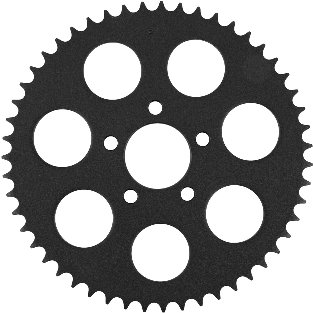 HARDDRIVE TEXTURED BLACK RR SPROCKET 51T 2000-13 BIG TWIN FLAT