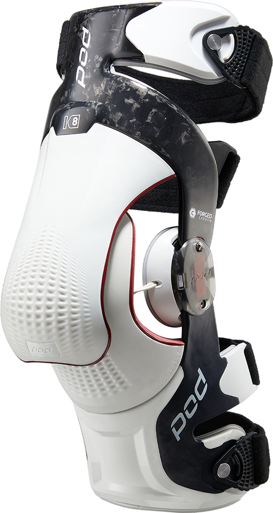 Pod K8 3.0 Knee Brace — Carbon/White