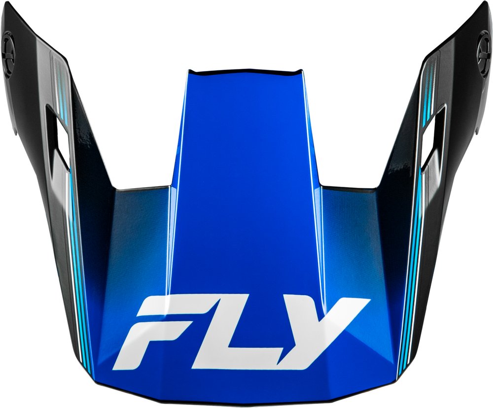 Fly Racing Rayce Repeat Visor (2026) — Black/Blue