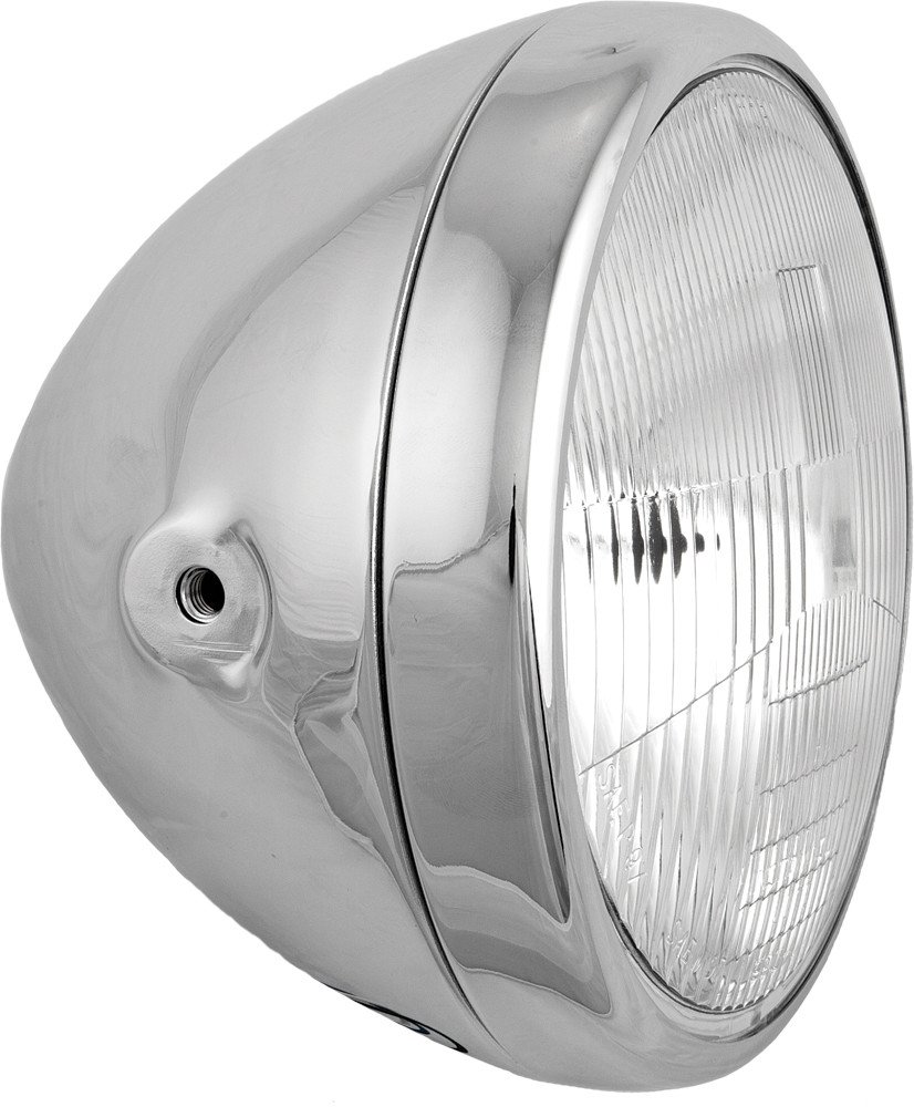 7" HEADLIGHT SIDE MOUNT 60/55W CHROME